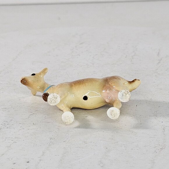 Hagen Renaker Mama Goat Miniature Figurine Blue Collar - Picture 9 of 10